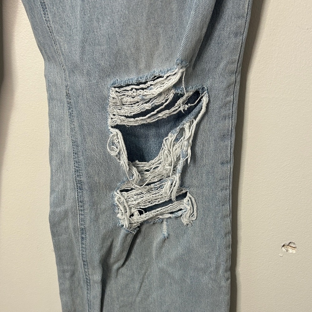 Altar'd State Light Blue Straight Leg Jeans - Picture 2 of 9